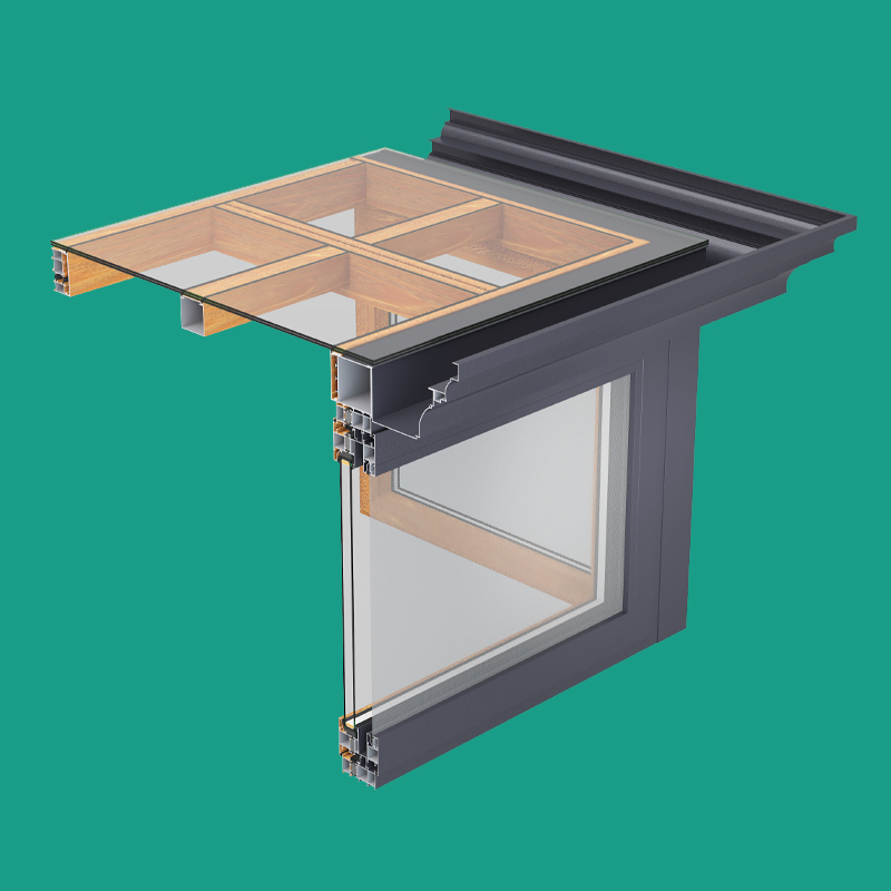 90阳光房立面玻扇内开纱扇外开