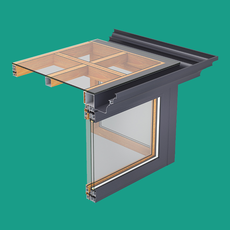 90阳光房立面纱扇内开玻扇外开