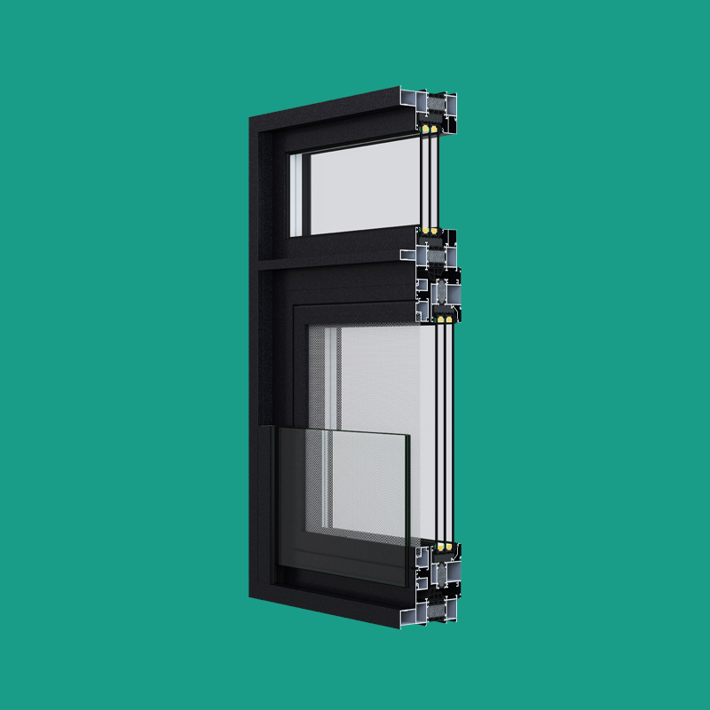 简约X108S落地景观窗