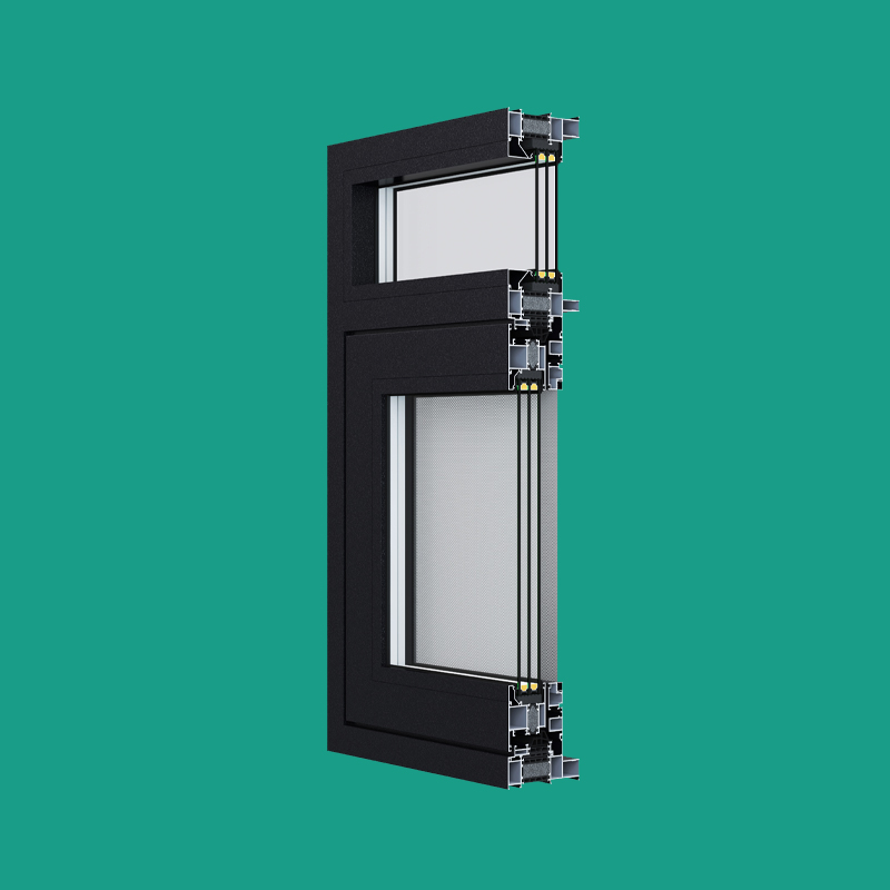 简约130纱扇内开玻扇外开